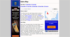 Desktop Screenshot of idaho-map.org